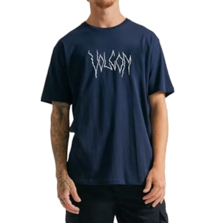 Camiseta Volcom Stonewatcher Azul Marinho